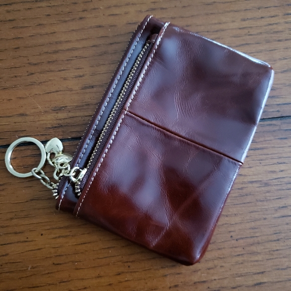 Brighton Brown Small Leather Zipper Wallet - Picture 8 of 9